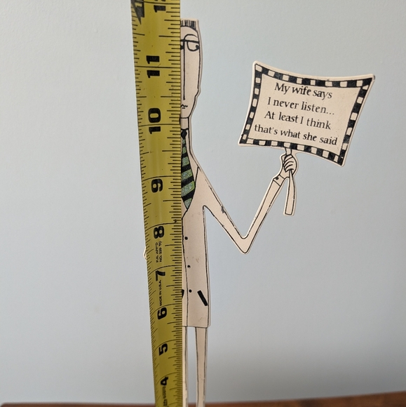 Vintage My Dysfunctional Family Joey Silvestri Humorous Metal Sculpture - Picture 8 of 8